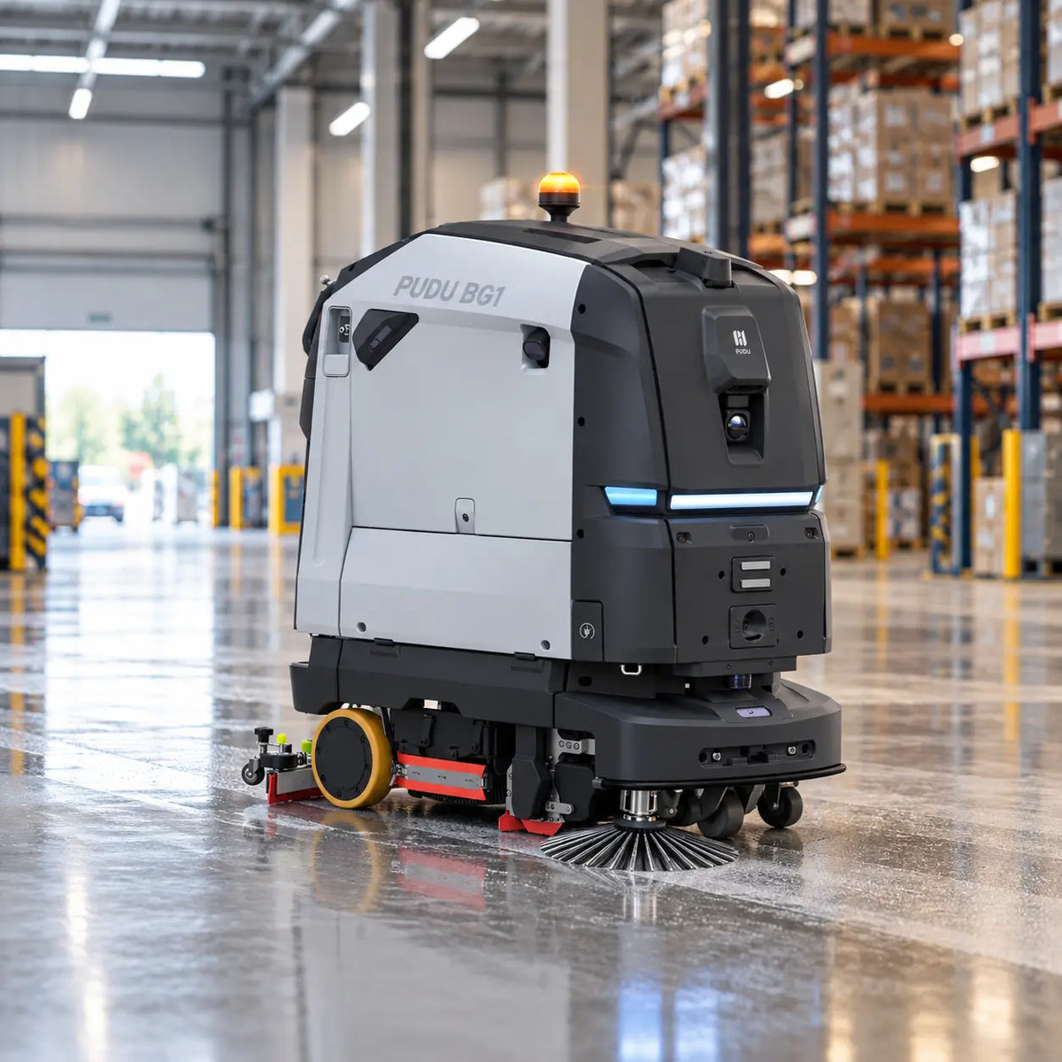 PUDU BG1 – Intelligent robotskurmaskin för stora ytor